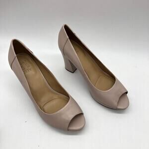 Naturalizer Women's Amie Marble Leather F4707L4021 Peep Toe Pump 10 N